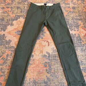 J. Crew Men's Green Chinos